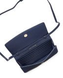 Robinson Pebbled Leather Wallet on Crossbody Strap
