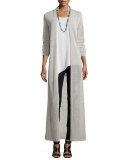 Washable Merino Wool Maxi Cardigan