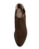 Peer Suede Ankle Boot, Chocolate
