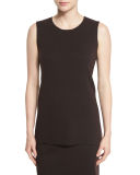 Washable Crepe Long Tank