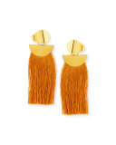 Crater Tassel Drop Earrings