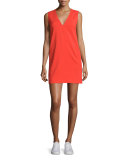 Phoebe Sleeveless Crepe Dress, Sunburst