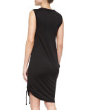 Nadia Asymmetric Draped Dress