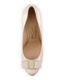 Pimpa Patent Bow Pump, New Bisque (Beige)