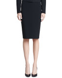 Crepe Marocain Skirt