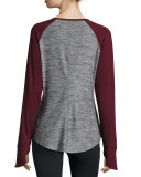 Motivation Long-Sleeve Training T-Shirt, TNF Medium Gray Heather