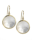 Large Lollipop Earrings, Mother-of-Pearl