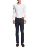 Collection Perfect Pinpoint Dress Shirt, White
