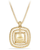 Châtelaine Pavé Diamond Bezel Enhancer with Champagne Citrine