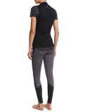 Deep V-Neck Short-Sleeve Sport Tee