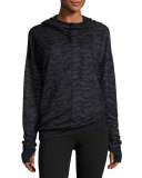 Devotion Funnel-Neck Hooded Sports Jacket, Camo