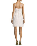 Quancie Sweetheart-Neck Dress, Nude Pink