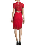 Alma Lace Sheath Dress