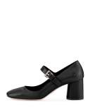 Patent Mary Jane 65mm Pump, Nero