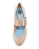 Patent Mary Jane 45mm Pump, Powder
