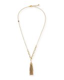 Granada Tassel Chain Necklace, 35"