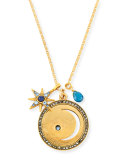 Moon & Star Talisman Pendant Necklace