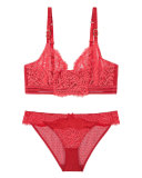 Isabel Floating Longline Underwire Bra, Chrysanthemum