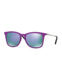 Junior Mirrored Wayfarer Sunglasses