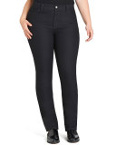Curvy Slim-Leg Jeans, Black, Plus Size