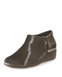 Callie Grand.OS Patent Rain Shoe, Storm Cloud Gray