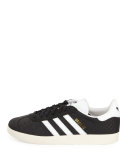 Gazelle Original Snake-Embossed Sneaker, Black/Crystal White