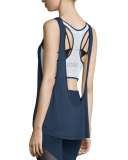 Double Time Layered Jersey Sports Tank