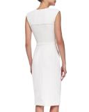 Princess Seamed Fitted Dress, Magnolia