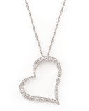 Pave Heart Necklace