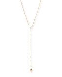 Vista 14k Gold Lariat Necklace