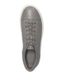 Afton Leather Low-Top Sneaker, Gray