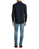 Standard Issue 2 Light-Wash Denim Jeans, Dark Blue