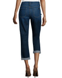Sonoma Straight-Leg Cropped Roll-Cuff Jeans