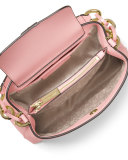 Portia Small Saffiano Shoulder Bag, Blossom