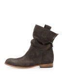 Umbria Slouchy Suede Bootie, Anthracite