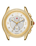 37mm Belmore Watch Head with Diamonds, Gold