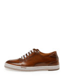 Playtime Leather Sneaker, Brown 