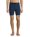 Cosmos Solid Swim Trunks, Dusk