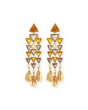 Triangle Chandelier Earrings