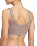 Touch Feeling Crop Top, Taupe