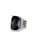 Wheaton Ring with Black Onyx and Diamonds