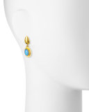 Paradiso Opal Cabochon Drop Earrings