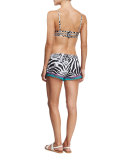 Utopia Printed Bralette Swim Top