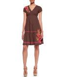 Flora Tiered & Embroidered Dress