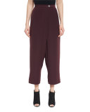Cropped Overlap Pants, Port