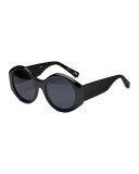Jane Round Monochromatic Sunglasses