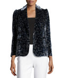 Liane Floral Velvet Blazer