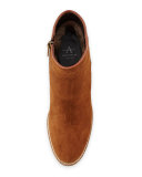 Vena Shearling Fur-Lined Wedge Bootie