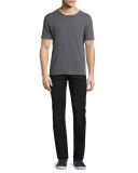 The Straight Washed Jeans, Black
