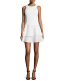 Sleeveless Tiered-Skirt Dress 